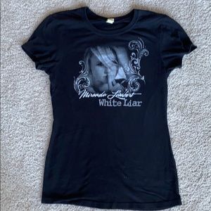 Miranda Lambert White Liar Tour Tee Shirt